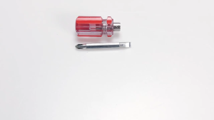 DADIDU Obeng Mini Bolak Balik 2 Sisi Min Plus – Obeng Pendek Handle Transparant