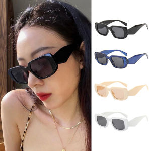 แว่นตากันแดดแว่นตาแฟชั่น เกาหลี ป้องกันUV 400 สไตล์วินเทจ แว่นตาทรงสี่เหลี่ยม ผู้ชายและผู้หญิง