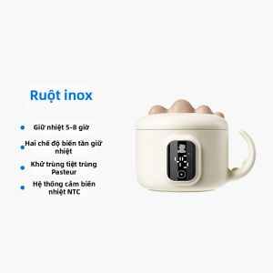 XIAOBAIXIONG | Bát Cho Bé Ăn Có Sưởi Nhiệt Không Dây