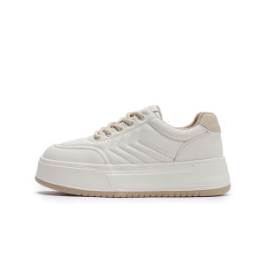 Hotwind Winter 2025 Womens Casual Shoes Thick Bottom Soft Sole Versatile Flat Laced Deep Mouth Rubber Outsole round Toe