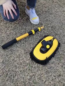 2024Cleaning Brush Car Wash Brush Telescoping Long Handle Cleaning Mop Chenille Broom Auto Accessories