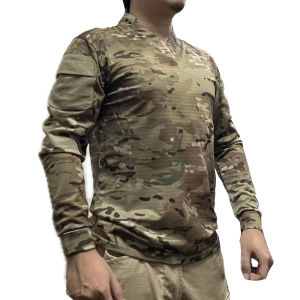 เสื้อรักบี้สไตล์เวลลิตี้ แห้งเร็ว แขนยาว แบบยุทธวิธี CAG Love