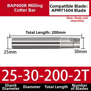 DinQuAn | Anti-Vibration Right Angle Roughing Milling Tool Holder