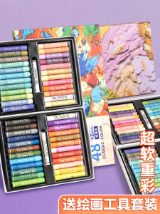 Super Soft Water Washable Crayons Set for Kids 24 Colors 36 Colors Art Drawing Stick Smooth Silky Crayons for Nursery And Primary School