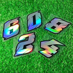 เลเซอร์จํานวน 1 ชิ้น 0123456789   สติ๊กเกอร์ติดรถจักรยานยนต์กันน้ํามอเตอร์ไซด์ถังน้ํามันเชื้อเพลิงสกู๊ตเตอร์ตกแต่งอานิสงส์จัดแต่งทรงผมรถไวนิลD Ecals