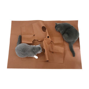 Interactive Cat Toy Scratch Pad Board Entertainment Sharpener Small Kitten Toy Pet Supplies Cat Scratching Pad for Kittens