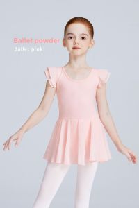 aiwuge | Short Sleeve Summer Chinese Dance Practice Suit for Girls