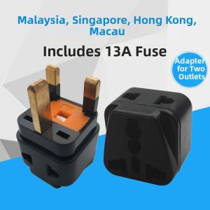 Dual Port Travel Power Adapter 13A FUSE