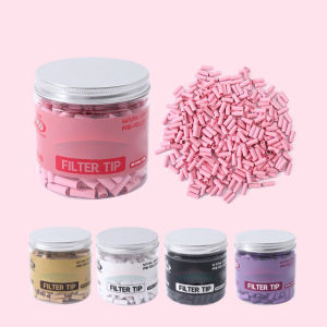 200pcs Colorful 7MM Pre-Rolled Filter Tips Manual Disposable Roll Paper Filter Smoking Accessories