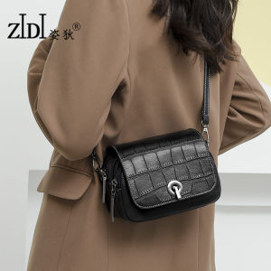 กระเป๋าสะพายข้างหนังแท้ชั้นดีสำหรับผู้หญิง กระเป๋าสะพายข้างทรงสี่เหลี่ยมเล็กแบบลำลอง กระเป๋าสะพายข้างแบบสะพายข้างแบบลำลอง