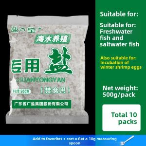MONLEYTA | Aquarium Salt for Marine and Freshwater Tropical Fish and Shrimp
