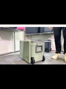 Outdoor Camping Insulated Cooler (32L) with Foldable Table & Chairs Set – Perfect for Group Camping Backyard Barbecues & Outdoor Gatherings Lightweight Design for Easy Carrying