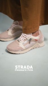 SNEAKYPAIR Strada Pleasure Pink Sepatu Wanita Sneakers Sport Shoes
