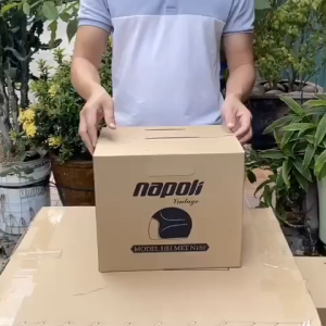MŨ BẢO HIỂM TRẺ EM TRÙM ĐẦU 3/4 KÍNH ÂM LÓT THÁO RỜI CHÍNH HÃNG NAPOLI N189M(PHÙ HỢP TRẺ TỪ 8 ĐẾN 15 TUỔI CÓ VÒNG ĐẦU TỪ 52-55CM)