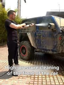 REAIM Turbo 3800W High Pressure Washer Water Jet Heavy Duty Portable Washer Power Sprayer Machine Car Wash