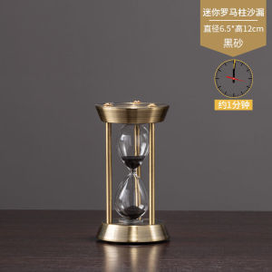 Modern Minimalist Creative Metal Sand Timer Home Decorations Living Room Entrance Study Office Decorative Pieces