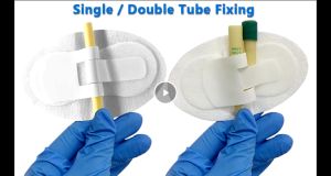 1pcs Legband Fixation Stickers PD Catheter Holder Adhesive Patch Stabilization Body Surface Catheter Tube Fixing Sticker Disposable PICC Device Urinary Tube Holder Individually Pack 1pc