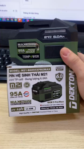 Pin Dekton 21V 6ah M21-B6095XPROMAX Gen 3
