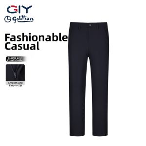 GYgoldlion | Elastic Mens Suit Pants