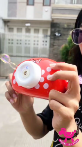 Mainan bubble kamera minnie mouse MAINAN KAMERA minnie red POLKADOT mainan k Bubble Camera Electric / Kamera Gelembung Sabun Elektrik /