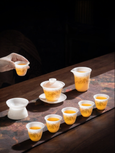 XIANGYE | High-end Chinese Style Gongfu Gaiwan Tea Set