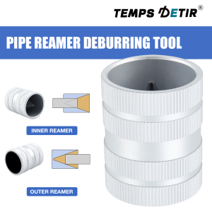 Pipe Reamer Deburring Tool 1/4" To 1-3/8" Internal And External Pipe Chamfer Trimmer Aluminum Alloy Professional Plumber Tool