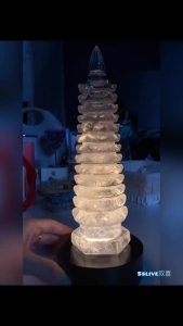 Wenchang Pagoda not only brings powerful energetic benefits .high-quality crystal material but it also takes the extraordinary craftsmanship of a master carver with over 30 years of experience.
