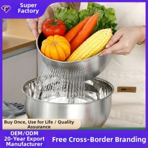 Stainless Steel Rice Washing Sieve