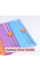 Alat Pemotong Kertas A4 A5 Dengan Penggaris / Paper Trimmer Portable Cutting Machine Precision DIY Craft Photo Scrapbooking / Mesin Pemangkas Foto Kartu Buku Kliping / Alat Perlengkapan Kantor ATK Sekolah Praktis - GP Mall
