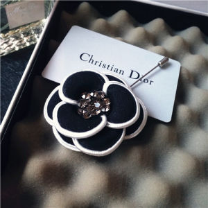 Vintage Pearl and Crystal Luxury Camellia Brooch
