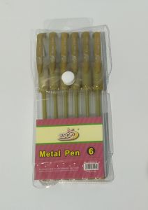 PULPEN TINTA EMAS ISI 6 PCS
