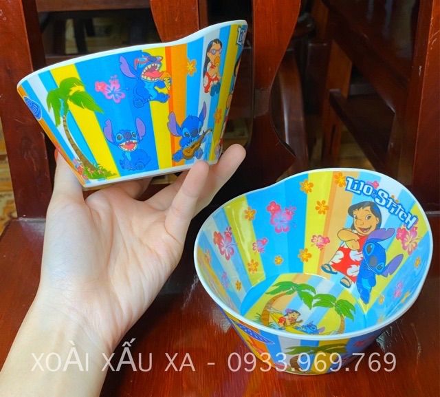 TÔ NHỰA ĂN CƠM HÌNH HOẠT HÌNH LILO & STITCH DỄ THƯƠNG (DVT: 1 CÁI ...