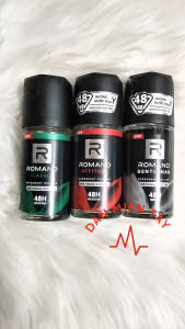 [Đủ Mùi] Lăn Khử Mùi Romano 50ml – Hương Nước Hoa Nam Tính Mới Ngăn Mùi 48h