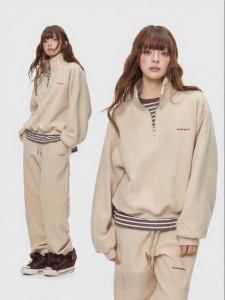 Turn Signal | Zippered Thick Casual Loose Sport Set