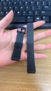 12 14 16 18mm 20mm 22mm Silicone Watch Strap for Casio F91W W800H SGW400 F84 F105/108 A158/168 AE1200/1300 Band PU ResinBracelet