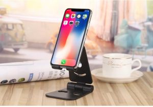 Universal phone&tablet stand folding phone support stand (Black)