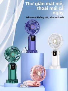 MONLEYTA | Quạt cầm tay mini siêu im lặng USB di động cho mùa hè ngoài trời quạt điện nhỏ gọn cho ký túc xá sinh viên