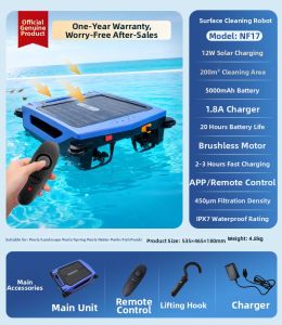 LEWOL POOL | Wireless Automatic Intelligent Pool Cleaning Machine