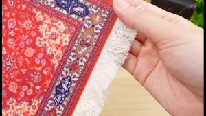 Persian Carpet Style Mouse Pad Vintage Coaster Bohemian Rug Desk Pad Mousepad Mouse Mat Table Decorfor Office Home
