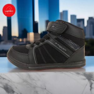 Sepatu sekolah hitam perekat tali Pro ATT HCS 289 30-33