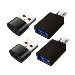 OTG Micro USB 3.0 to USB Adapter USB Male to Type-C 2.0 A Female Adapter Suitable for Smartphones And Various USB And Micro De