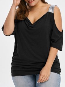 Áo Thun Tay Dài Hở Vai Phong Cách Đường Phố Ôm Vừa Vặn Mùa Hè 2022 Áo Thun Nữ Cổ Chữ V Dài Tay Thường