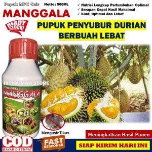 PUPUK BOOSTER DURIAN Terbaik MANGGALA 500ML Pupuk Pelebat Buah Durian Paling Bagus dan Ampuh - Booster Pupuk Perangsang Buah Durian yang Manjur Murah TERLARIS - Pupuk Durian biar Cepat Berbuah Lebat Terbaik
