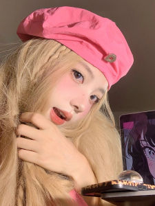 Quick Dry Beret Hat Womens Summer Thin Fashionable Student Versatile New Model Internet Red Painter Cap Casual Cotton Spring Autumn Winter