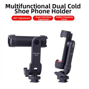 Rotatable Phone and Camera Clamp Live Streaming Mount