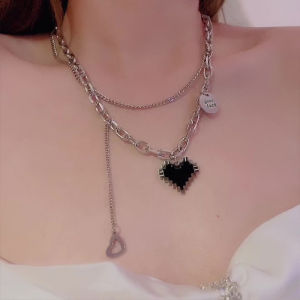Curled Smiling Face Round Bead Chain Womens Octagonal Star Geometric Necklace LovelylifeFu COD