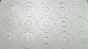 Various Brands 18650 21700 26650 Battery PET Gaskets Positive Hollow Pointed Insulation Round