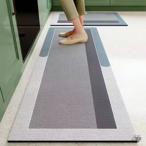 Thảm Trải Sàn Nhà Bếp Bằng Nhựa PVC Chống Trượt Thấm Nước VIKAMA Dễ Thương Dành Cho Phòng Giặt Cửa Trước Nhà Hàng - Thảm Trang Trí Nhà Cửa
