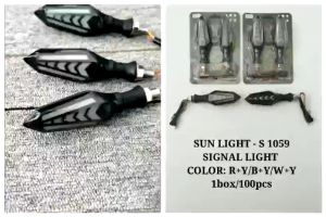 1PCS Signal light 12V Flowing water and Arrow style Double sided Motorcycle Universal