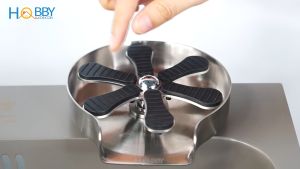 Vòi phun rửa ly cốc tự động inox 304 sơn đen Hobby home decor VRLD